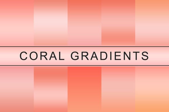 Coral Gradients for Stunning Design Projects