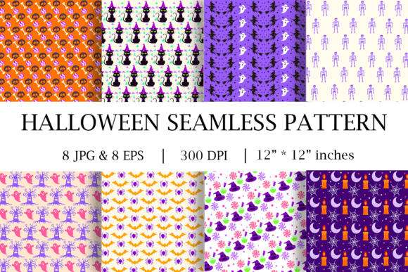 Halloween Digital Paper Pack