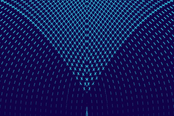 Technology Wave Abstract Background: A Futuristic Design Element for Modern Applications