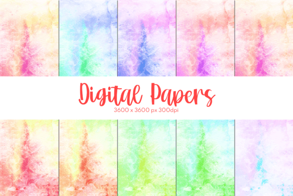 Texture Watercolor Digital Papers Set 6: A Strategic Tool for Creative and Professional Projects
