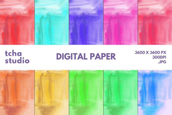 Watercolor Background Digital Papers 29