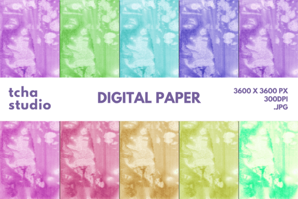 Watercolor Background Digital Papers 4: A Versatile Tool for Creative and Business Applications