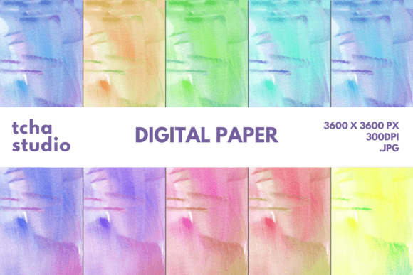 Watercolor Background Digital Papers 6: A Versatile Asset for Creative and Business Projects