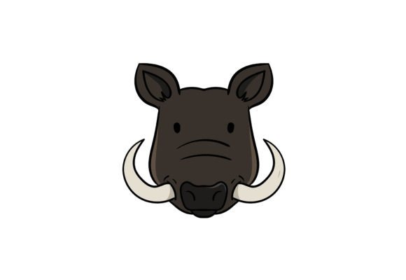Wild Boar Animal Clipart: A Versatile Graphic for Creative Projects