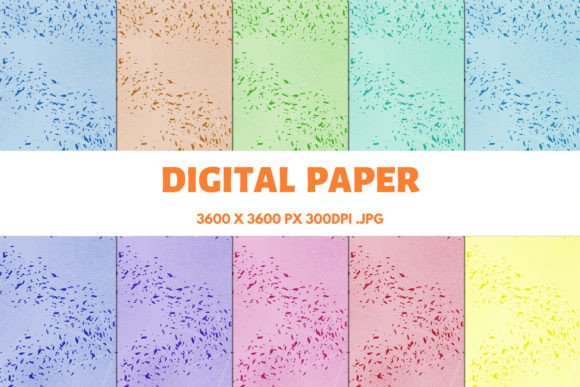 Winter Abstract Digital Papers: A Versatile Asset for Creative Projects